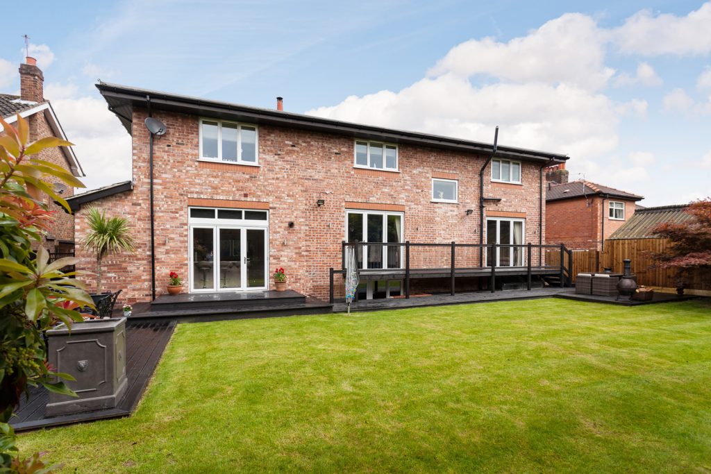Hampson Building Projects home back Garden